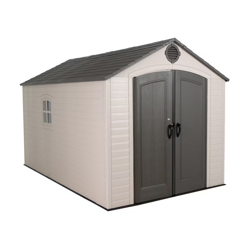 8-Ft X 12-Ft Resin Storage Shed (Floor Included)